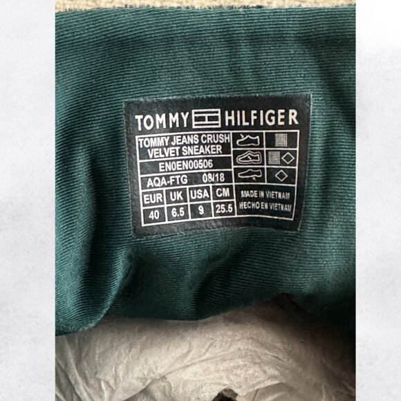 Emerald Green Platform Velvet Sneakers (US 9) - Picture 6 of 7